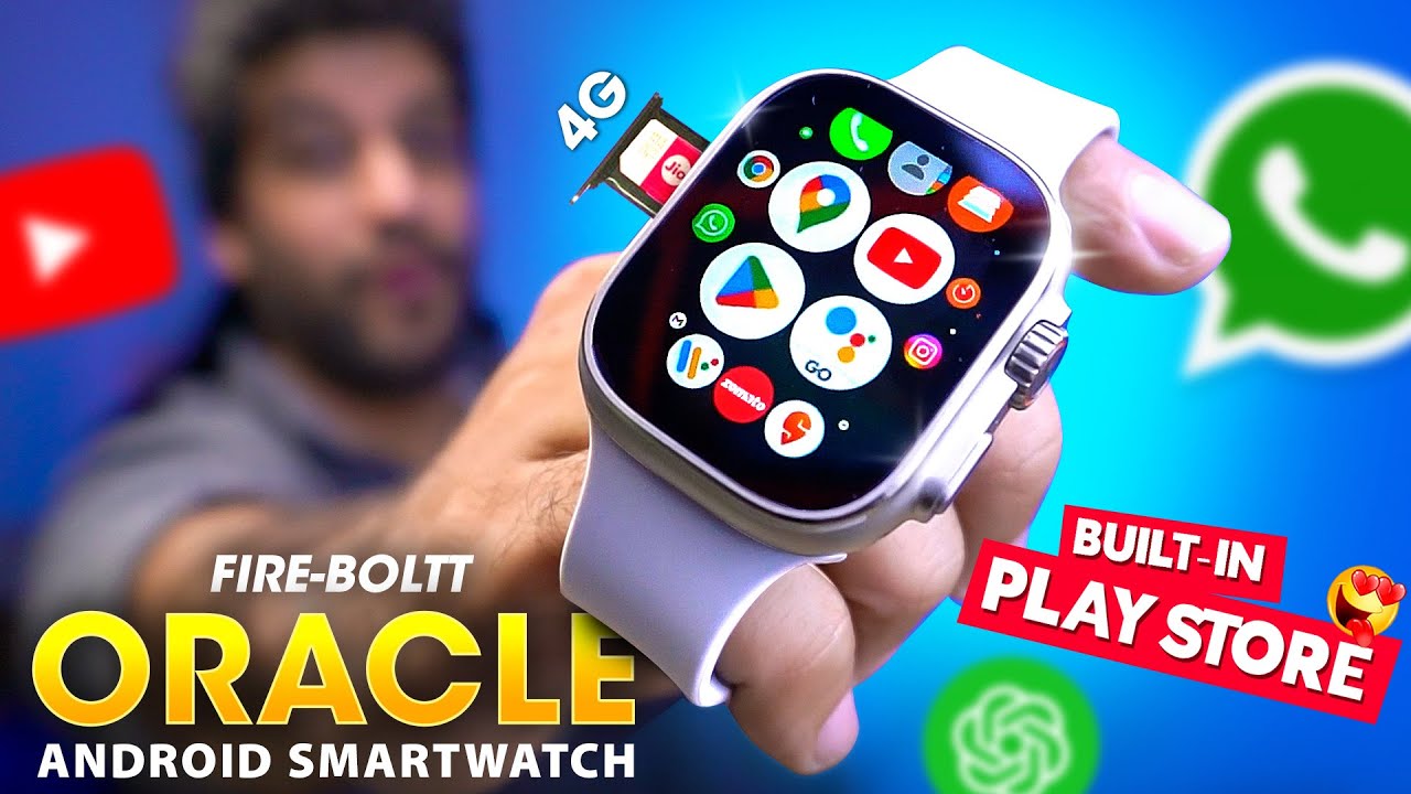 *WATCH BEFORE BUYING* Fire-Boltt ORACLE Smartwatch Review! ⚡️ Better 4G LTE Android Smartwatch?