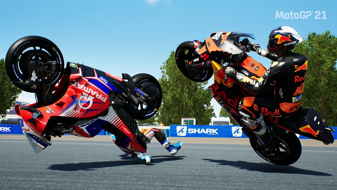 MotoGP 21 - Crash Compilation #8 (PC UHD) [4K60FPS]
