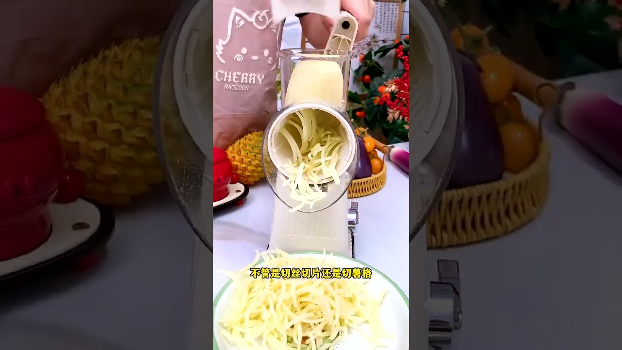 Drum vegetable cutter&nbsp;Easy to cut vegetables quickly and labor-savingly, cut slices into evenly