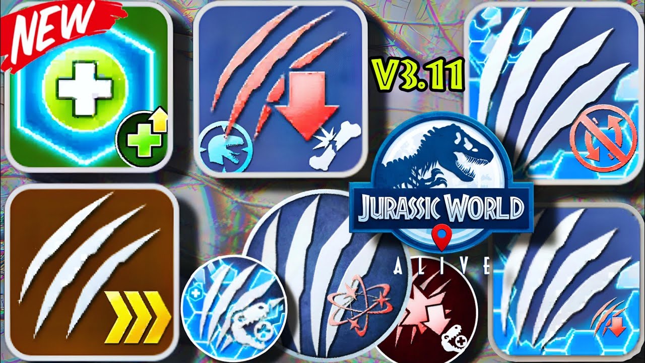 Detail analysis of New upcoming Moves In  (VERSION 3.11) in Jurassic world alive.