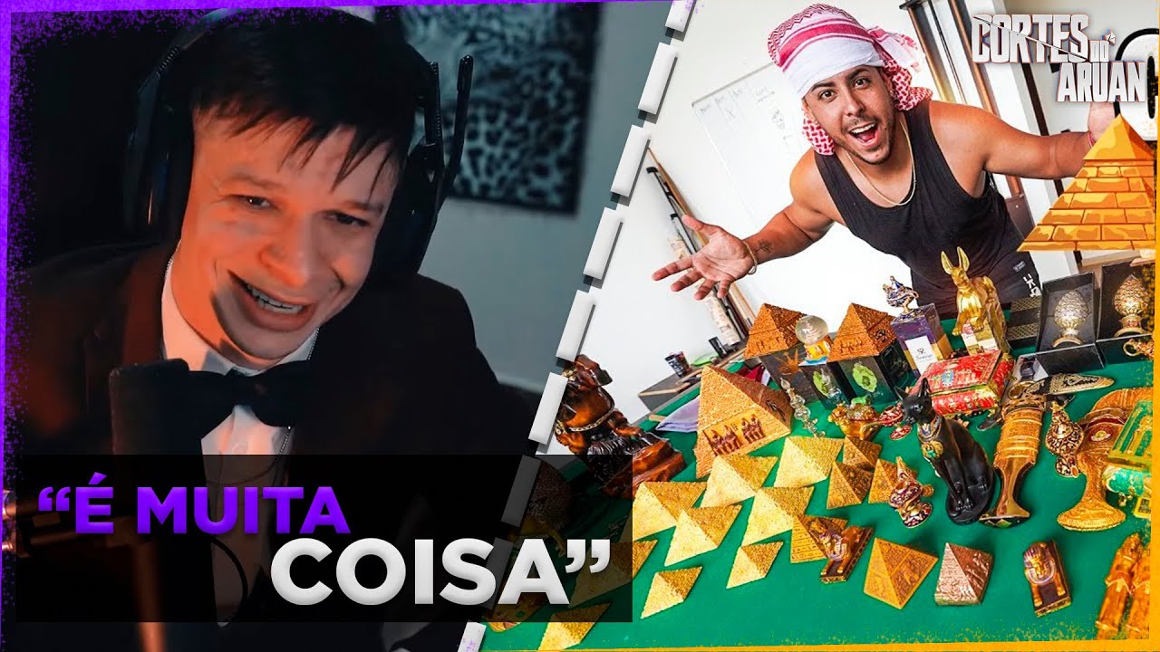 ARUAN REAGE A DEI PRESENTES DO EGITO PARA TODOS MEUS AMIGOS 😍 (RENATO GARCIA) - Cortes do Aruan
