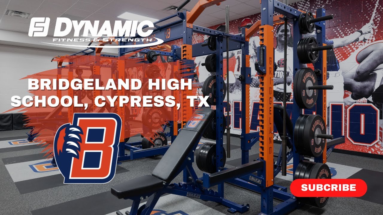 Bridgeland High School's EPIC New Weight Room Upgrade in Cypress, TX!