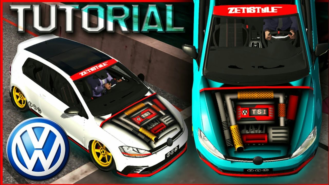 VOLKSWAGEN GOLF MK7 OPEN HOOD TUTORIAL | Easiest | Car Parking Multiplayer | New Update | zeti