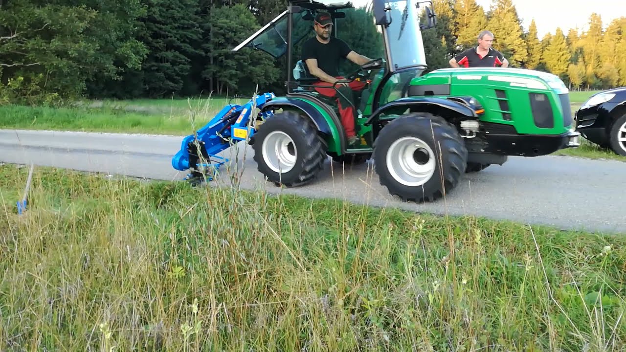 Ferrari Traktor CROMO K60 RS MT (M&auml;htrac) mit BCS-Heckbalkenm&auml;hwerk Duplex Gold      192332