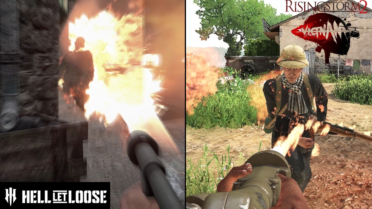 Hell Let Loose vs Rising Storm 2: Vietnam - Gunplay Comparison