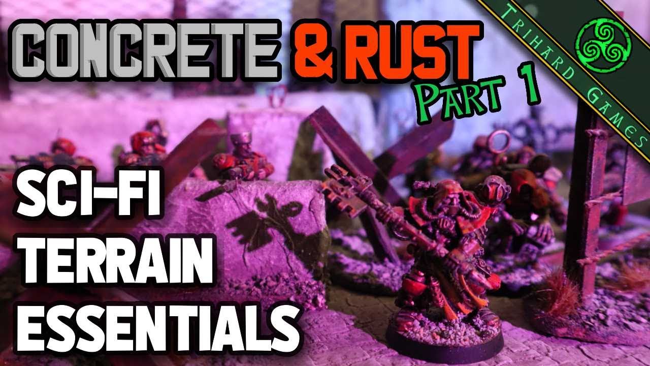 Essential Sci-fi Terrain! Concrete & Rust [Part 1] Next stop, Imperial Palace.
