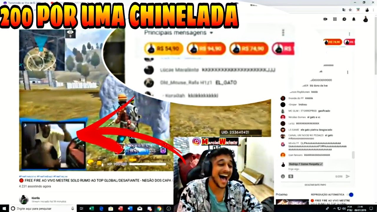 EL GATO DOA SUPER CHAT PRO IGORILA FAZER DESAFIOS E CONTRATA ELE PRA LOS GRANDES