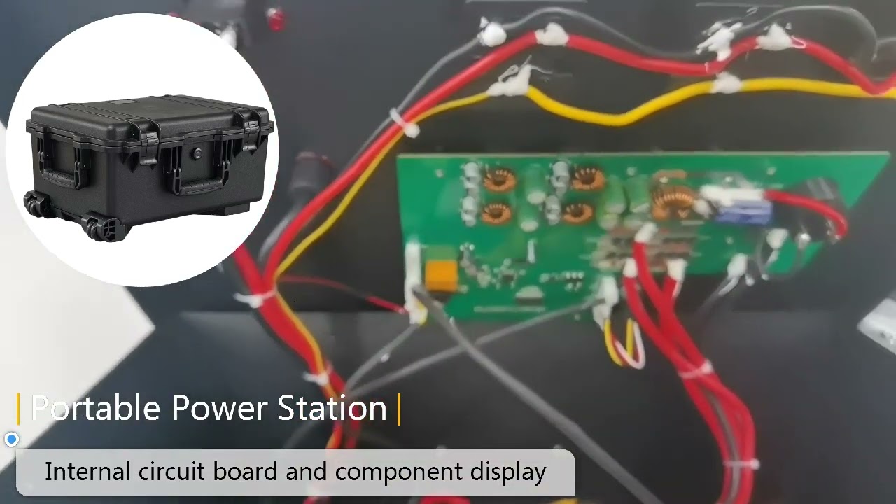 3000w Portable Backup Power Station Pure Sine Wave For Solar Energy Storage