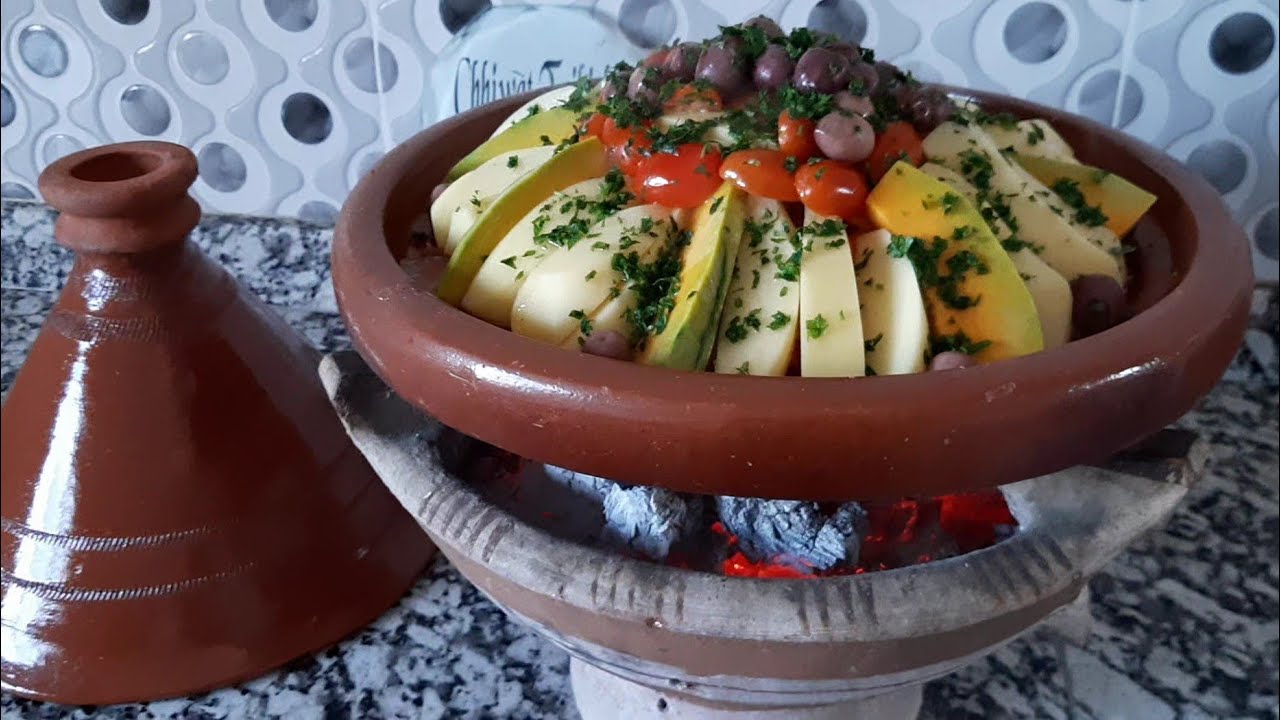 الطاجين المغربي السوسي باللحم والخضر صحي على حقو وطريقو مع سر لذته وسهل التحضير