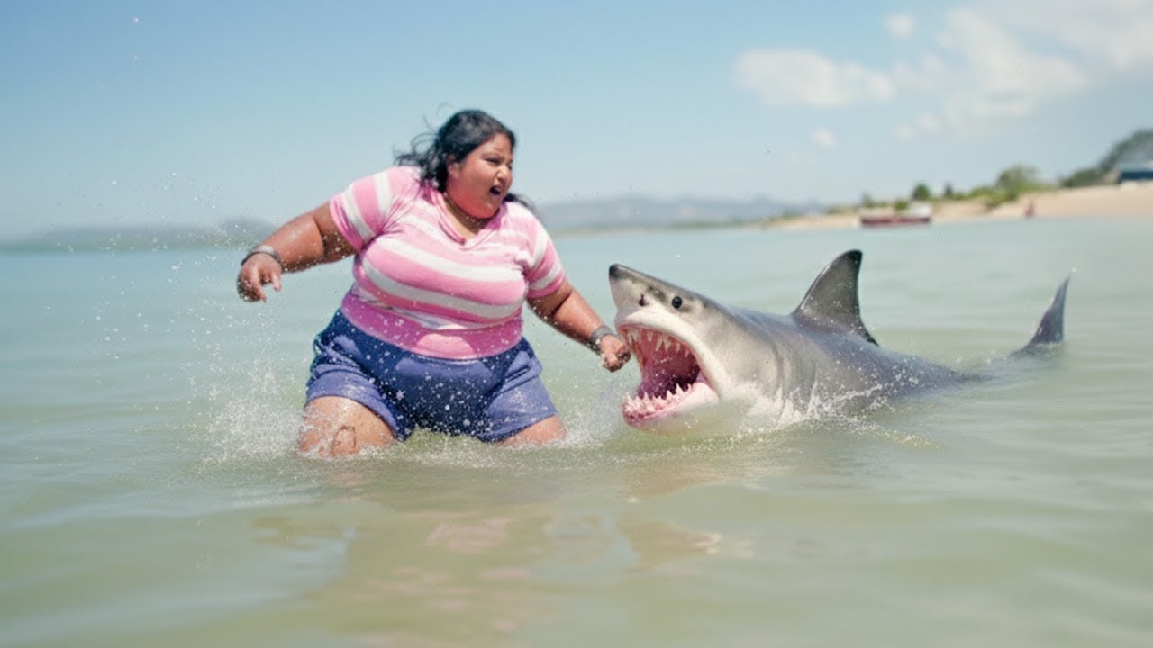 Shark Attack ! A shark attack fun made  story