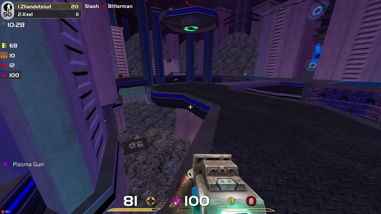 Quake Live - Divided Crossings (Free For All Gameplay with Bots)