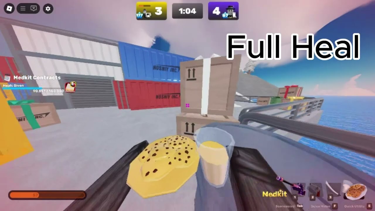 Cookies & Milk Medkit Skin. MUST WATCH BEFORE BUYING! (Inspection, Full Heal, Quick Heal)