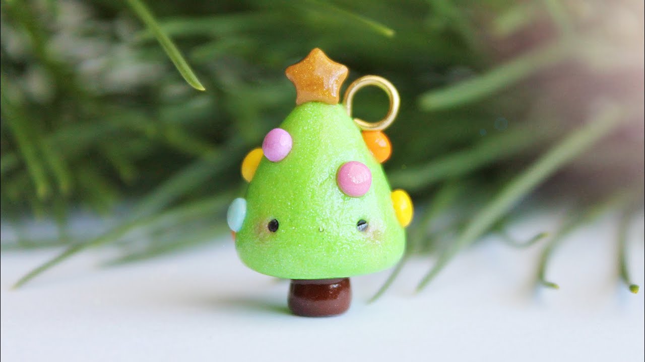 Kawaii Christmas Tree │ Polymer Clay Tutorial
