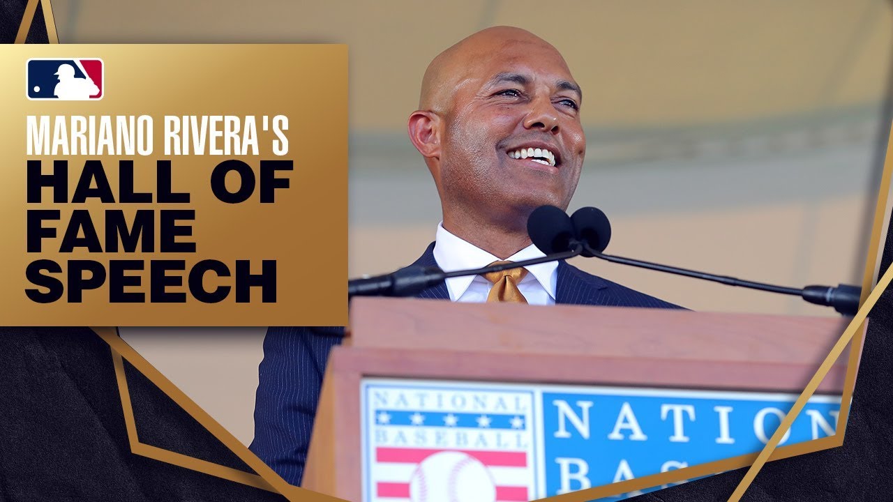 Mariano Rivera is inducted into the Hall of Fame