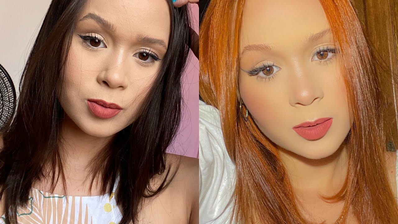 Ficando ruiva em casa *sem descolorir* *castanho ao ruivo* igora 8.77 /Link abaixo ⬇️ dos produtos