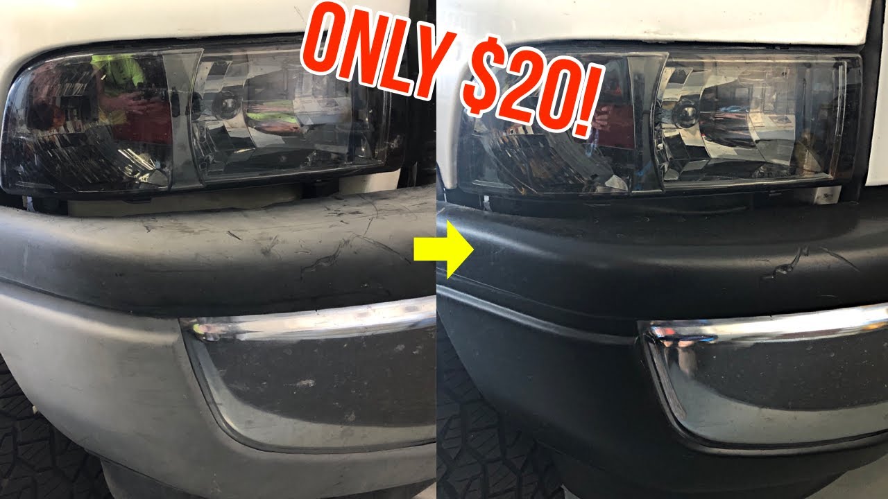 Refresh the look of truck for only $20! Trim and bumper paint. No more faded plastics. 199 Ram 2500