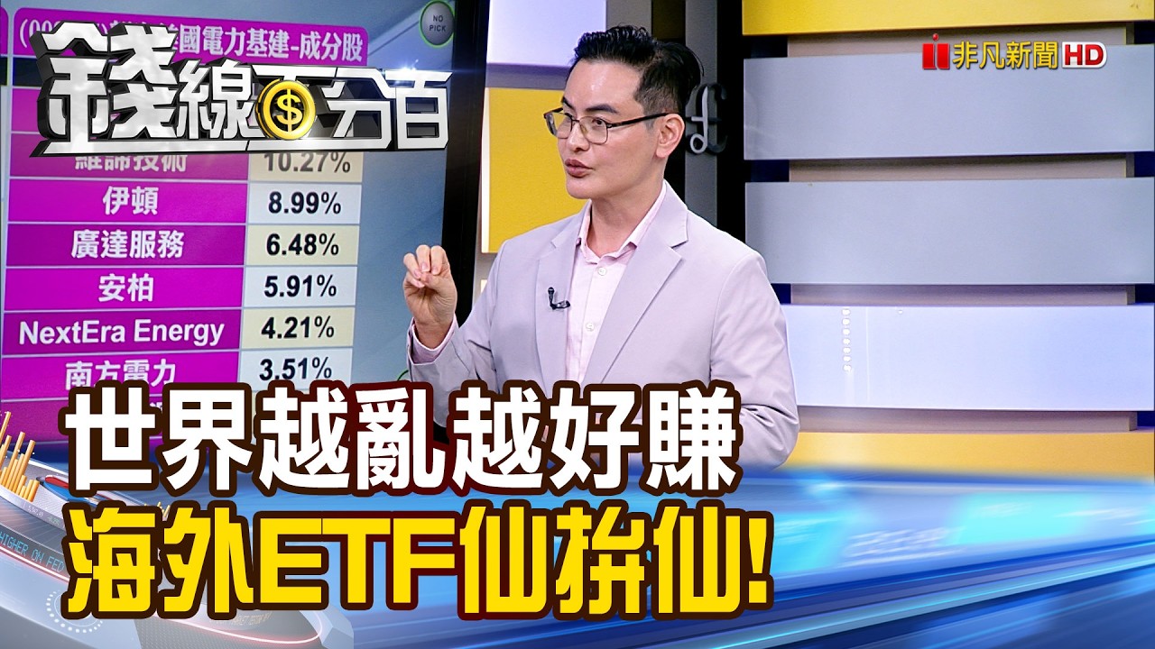 《世界越亂越好賺 海外ETF仙拚仙!》【錢線百分百】20260313-10│非凡財經新聞│