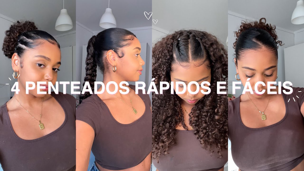 4 PENTEADOS rápidos e fáceis 🎀 | part.5