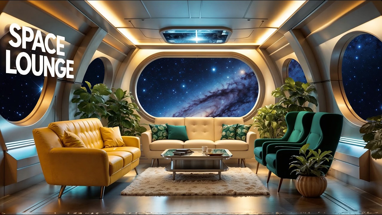 Living in Space | Cozy Sci-Fi Room Ambience (10H)