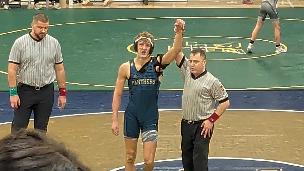 Ethan Cartwright (FR) v Sidney Hand (PT) 172 WPIAL Eastern Section Championship 
