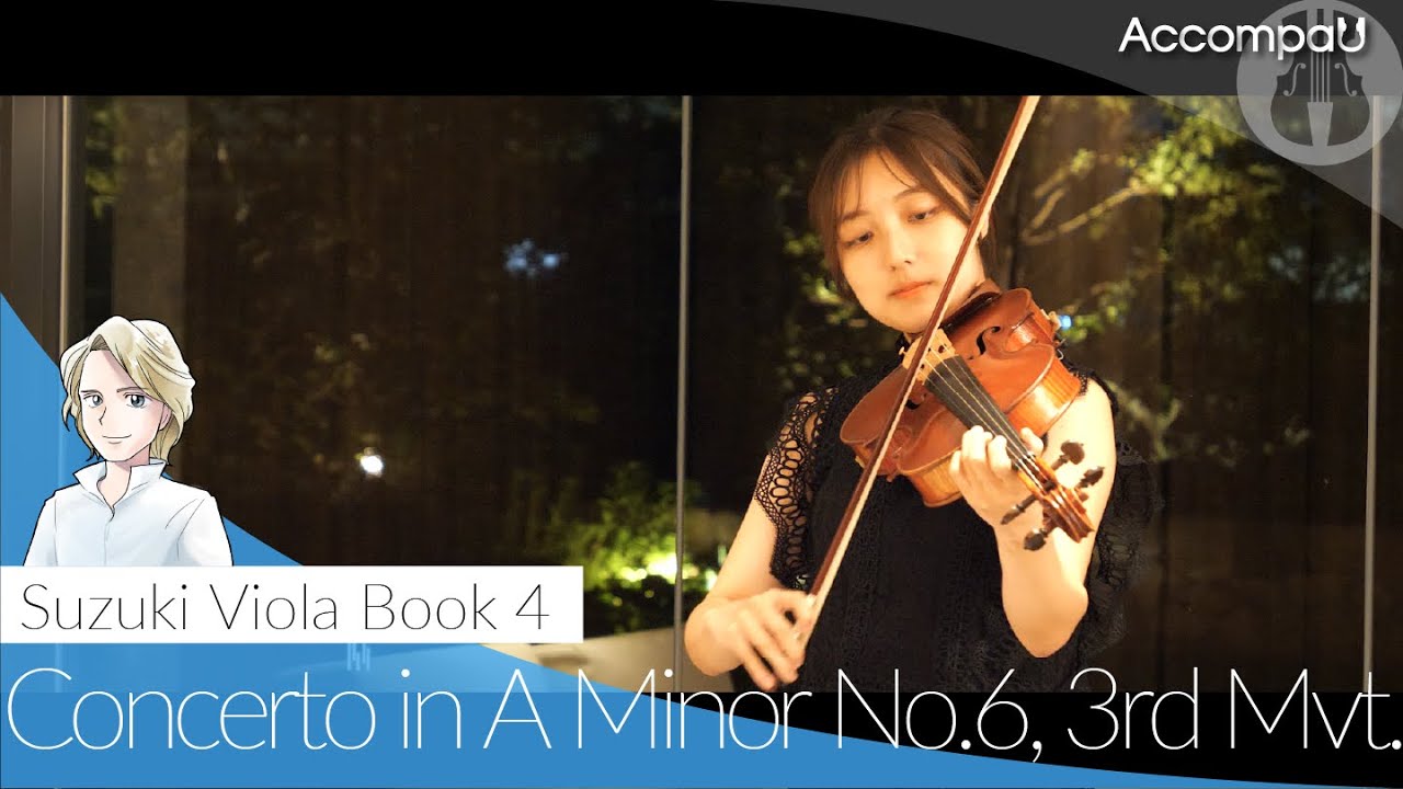 Concerto in A Minor No.6, 3rd Mvt. | A.Vivaldi | Suzuki Viola Book 4【Recital Version】