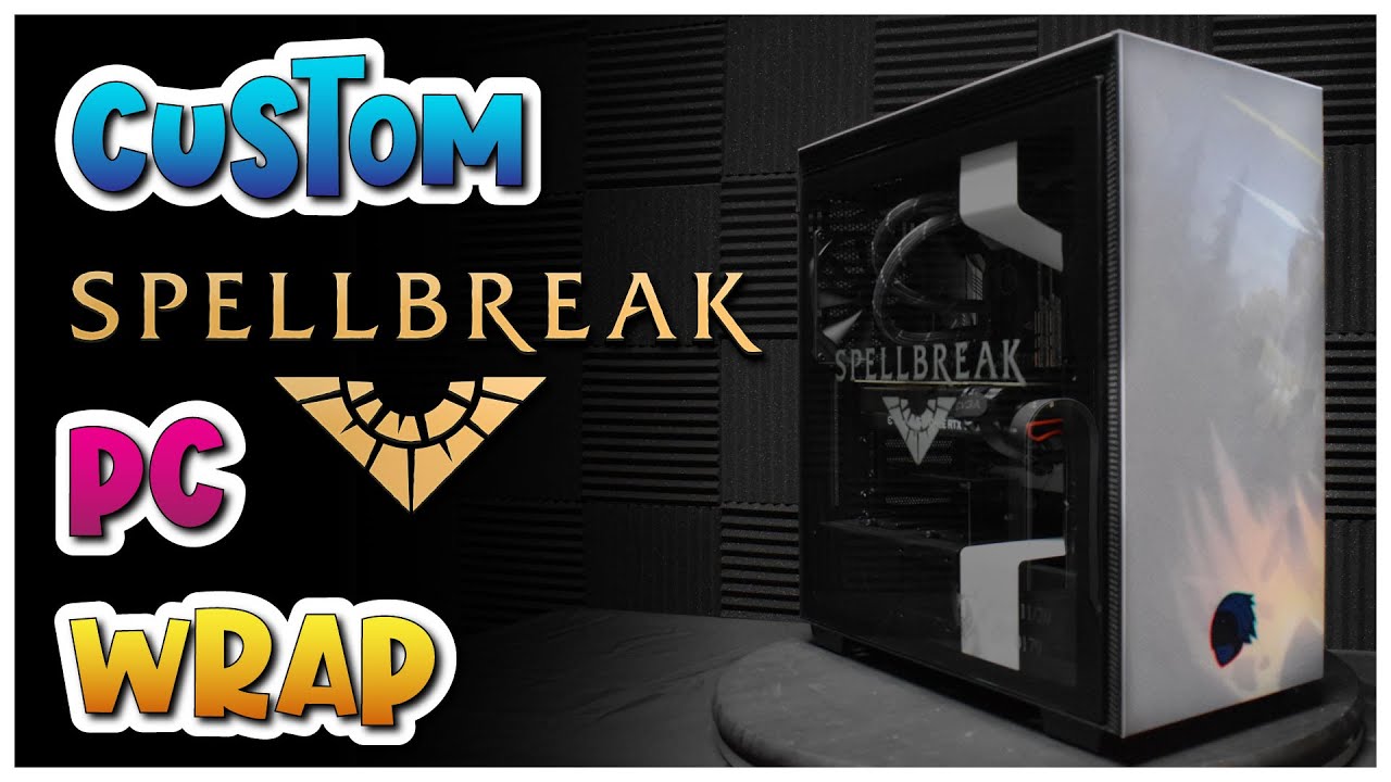 CUSTOM WRAPPED SPELLBREAK PC | ItsOHPEE Custom RTX EVGA 3080 Spellbreak Gaming PC