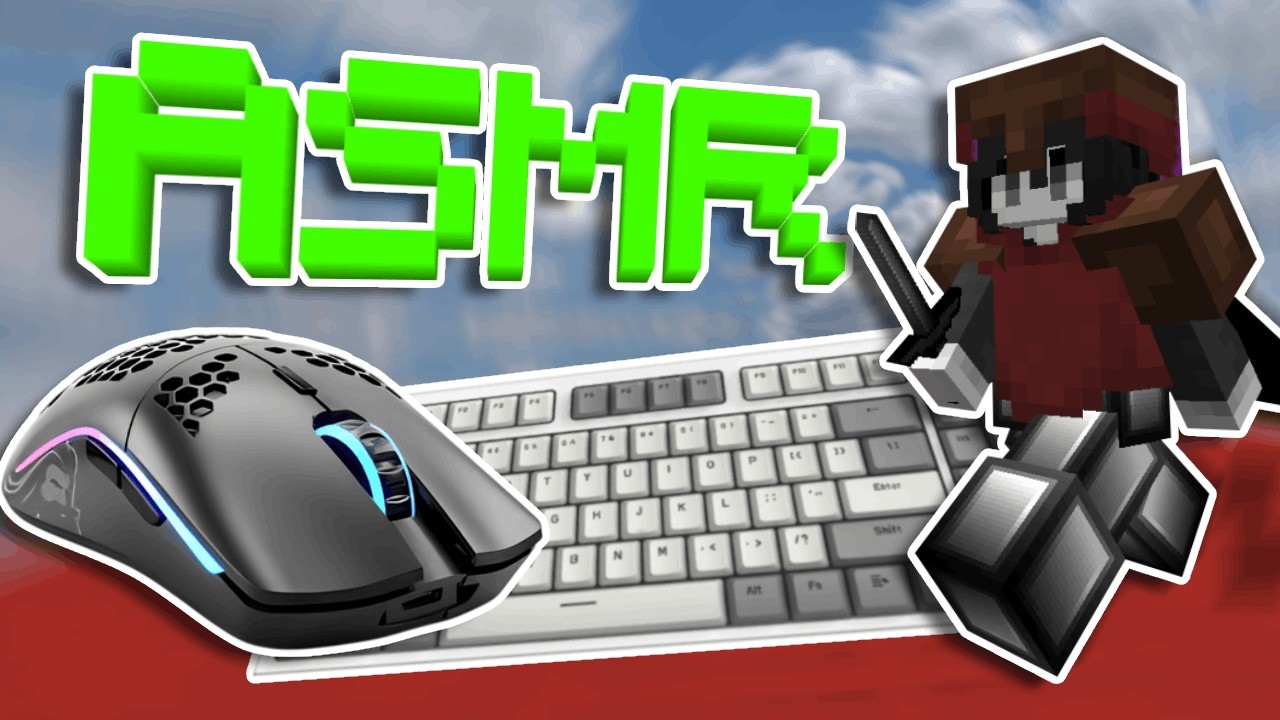 Keyboard + Mouse ASMR Sounds | Hypixel Bedwars
