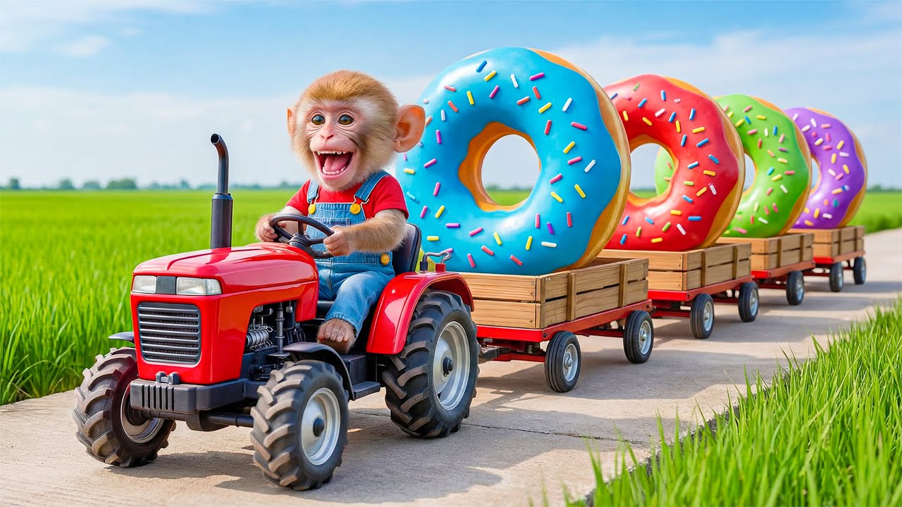 Monkey NaNa&rsquo;s Donut Run Turns CHAOTIC &mdash; His Genius Solution SHOCKS All! 😱🍩