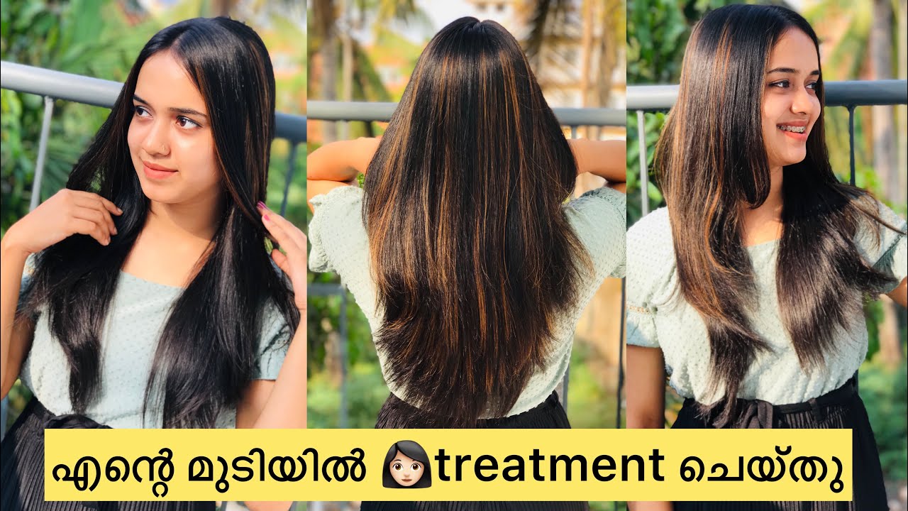 മുടിയിൽ treatment ചെയ്തു😁 / Malayalam