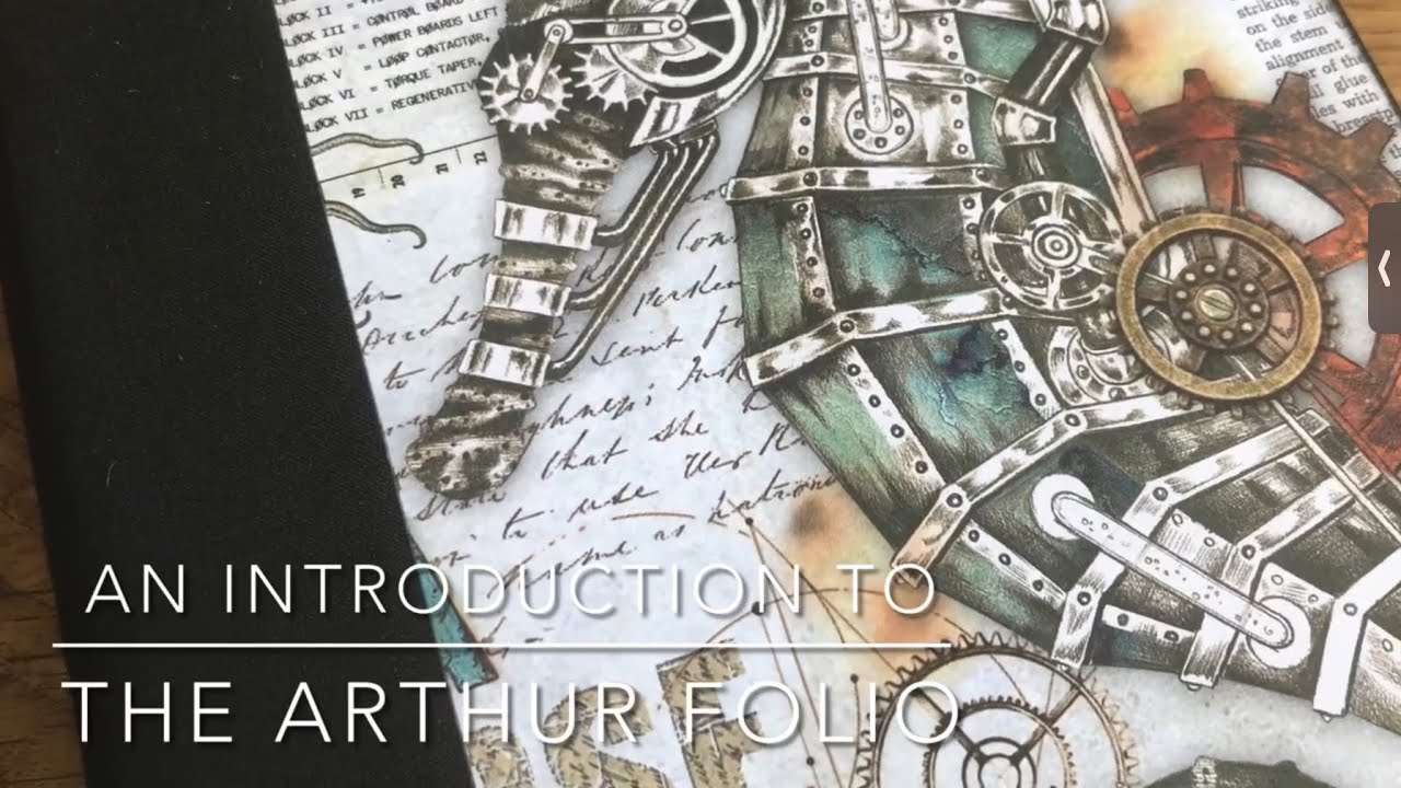 The Arthur Folio Tutorial using Mechanical Seaworld by Stamperia - Introduction