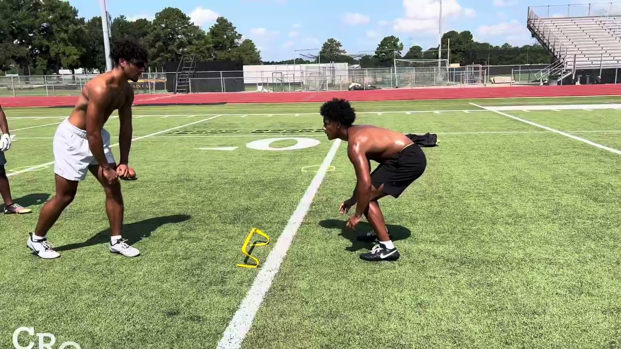 FOOTBALL DRILLS: DB Man to Man Technique