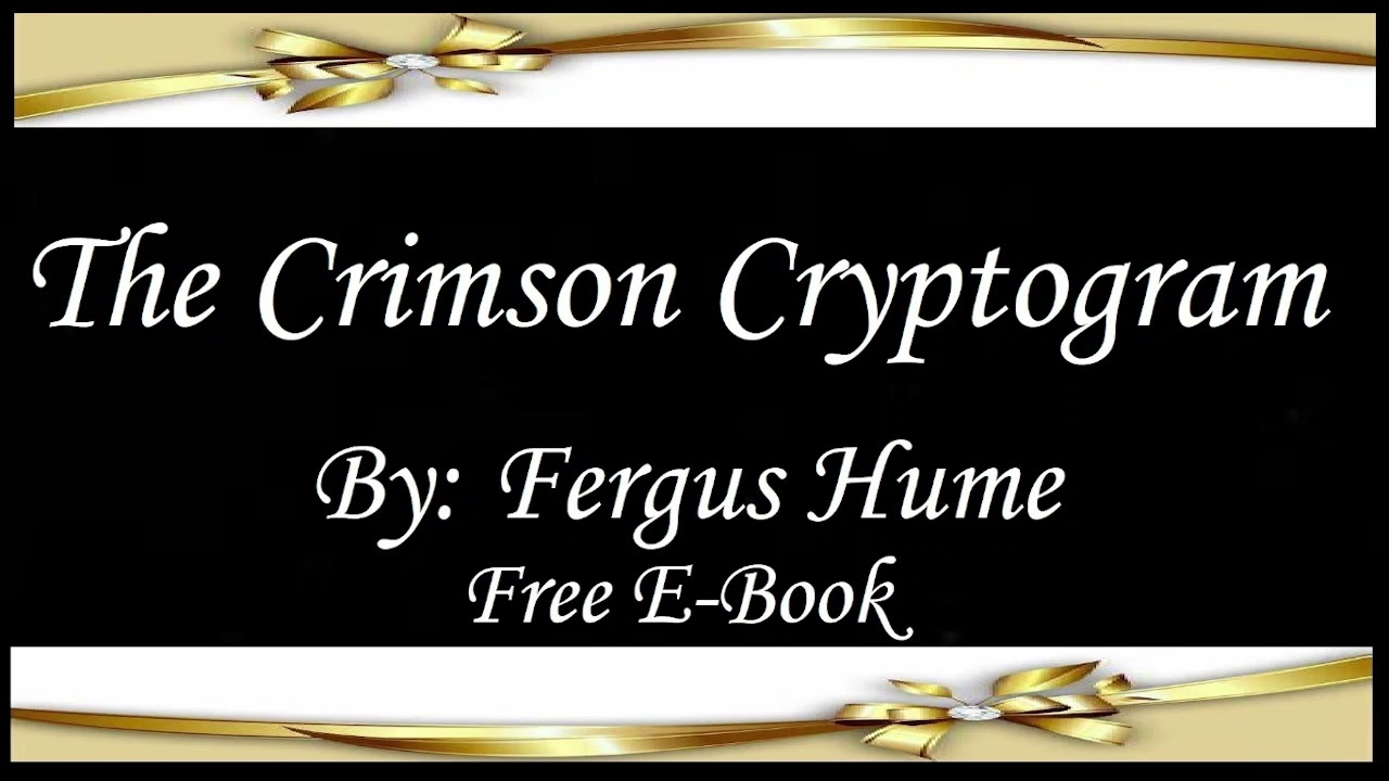 The Crimson Cryptogram | Audiobooks | Books | Free E-Books