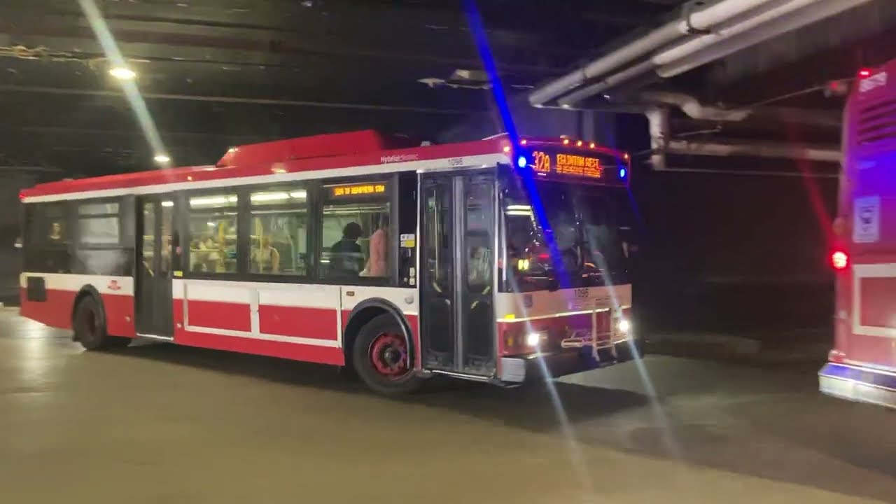 TTC Bus Action at Eglinton Station