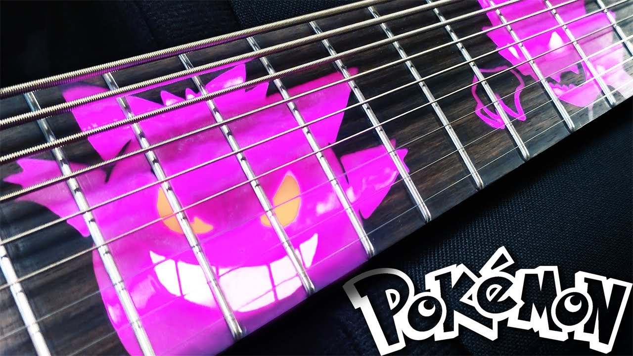 POKEMON 9 STRING GUITAR - Insane Custom Build from Scratch
