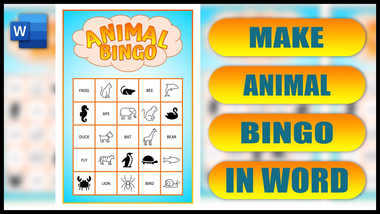 Make a BINGO GRID and poster in WORD | LOTS OF TECHNIQUES