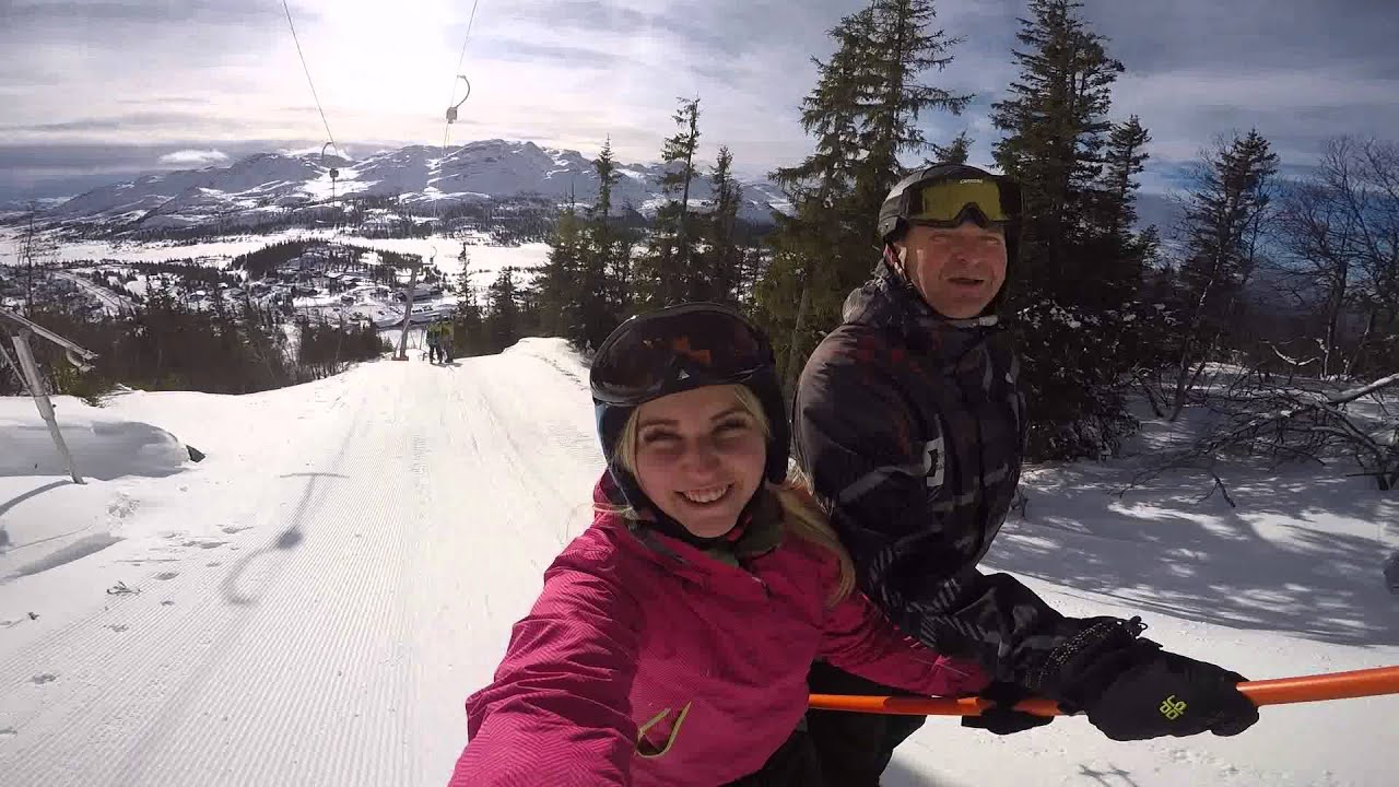 Gaustablikk skiing - GoPro Hero 4