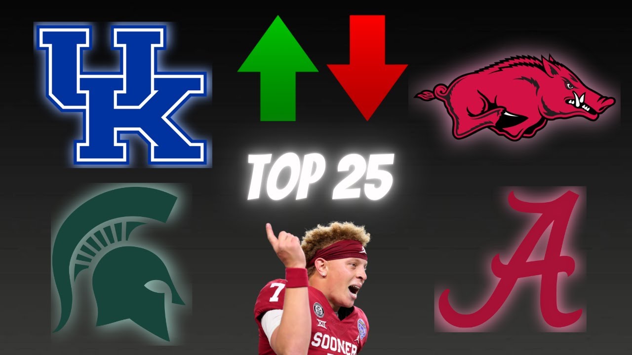 Revealing the AP Top 25 college football rankings l Alabama takes a tumble!