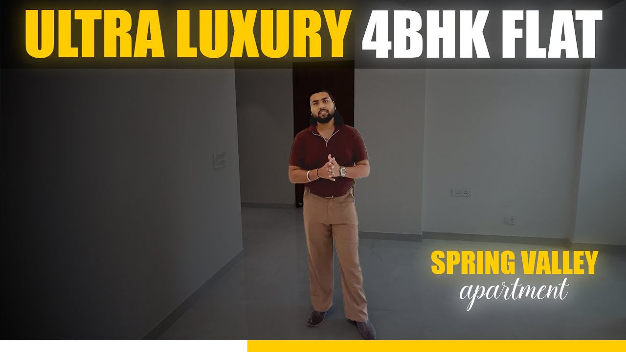✨ Ultra Luxury 4BHK Flat Tour | Spring Valley Apartments Sector 11 Dwarka | Newly Furnished Home ✨