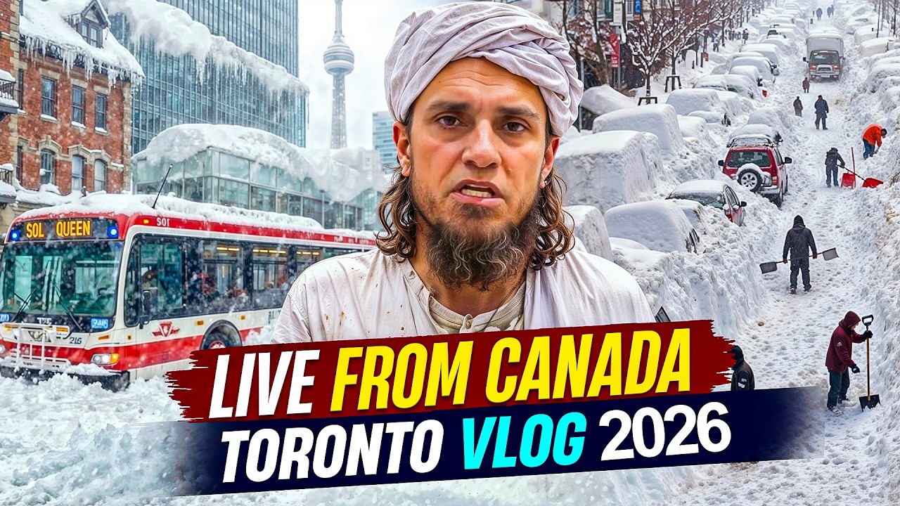Live From Toronto Canda 2026 Winter - Live Vlog
