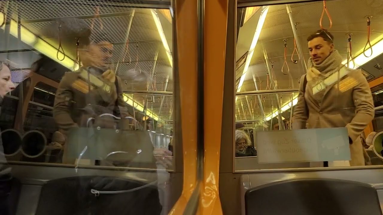U4 Mitfahrt Spittelau nach Landstraße (U-Bahn Wien SGP Type U11)(08.11.2023)