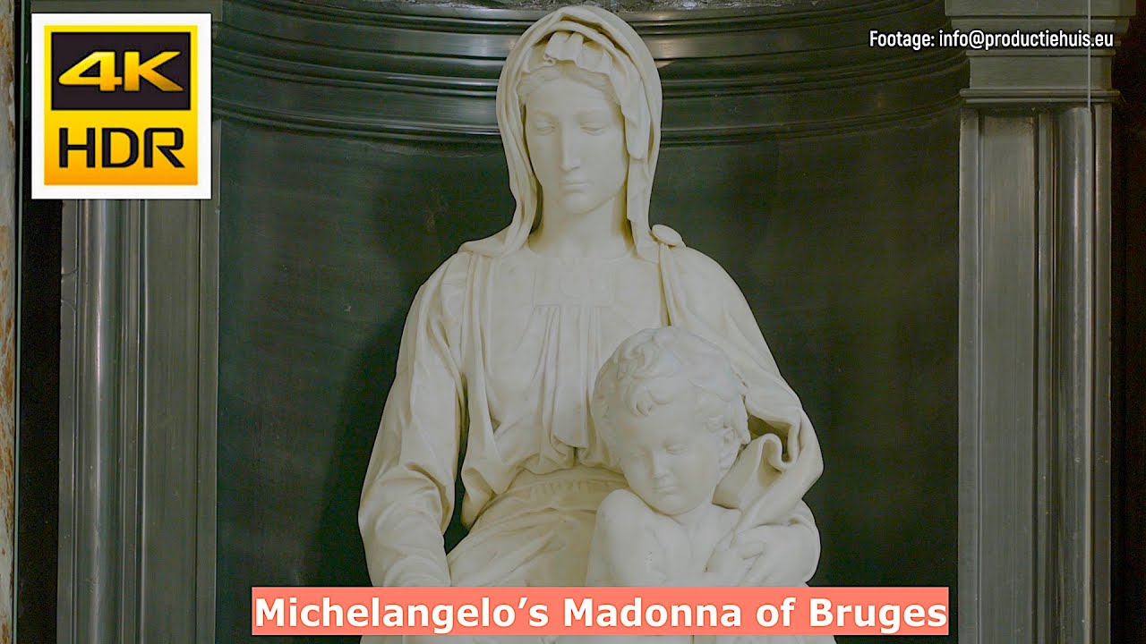 Bruges, what to do in Belgium: Visit Michelangelo's unique Madonna - 4K video