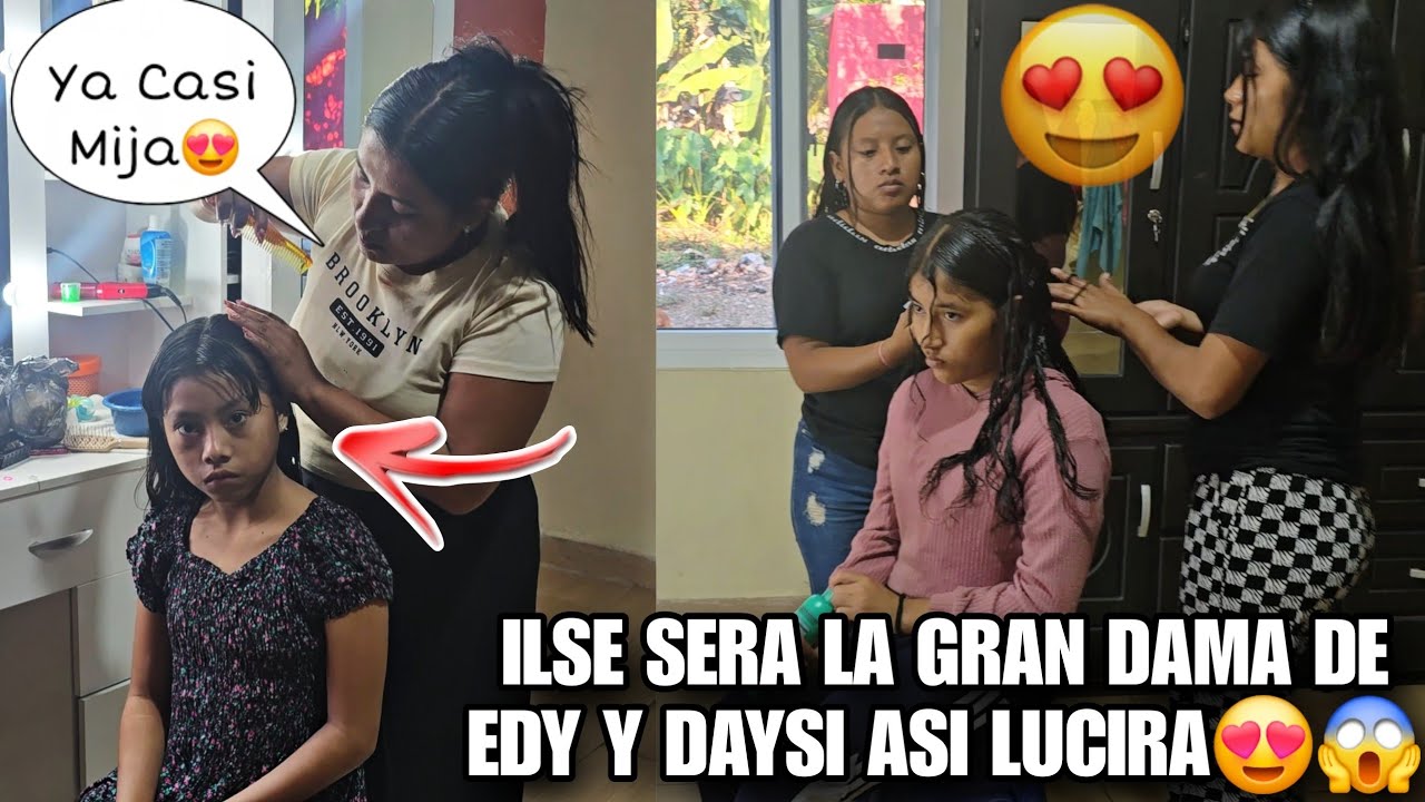 MANU Le Hara El Mejor Peinado A ILSE Para La Gran Boda De EDY y DAYSI🤵‍♂️🥰Asi Luciran Las Mujeres😍😱