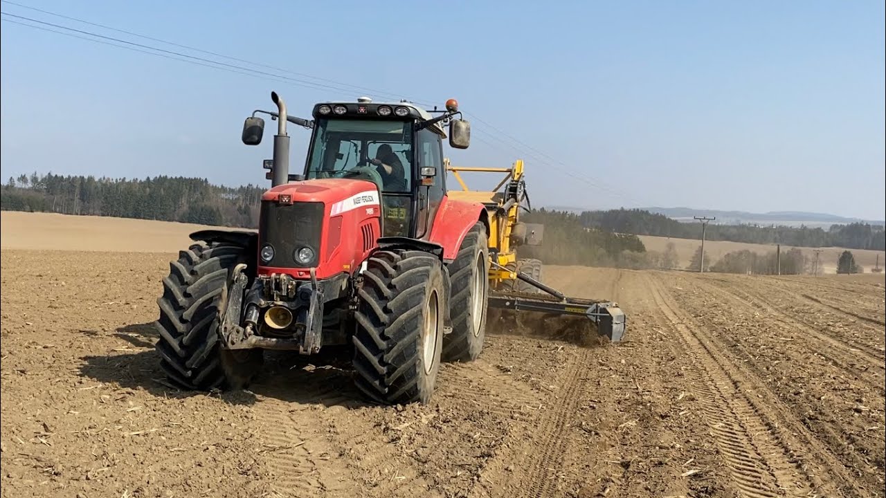 Sběr Kamene na Vysočině | Massey Ferguson a ELHO