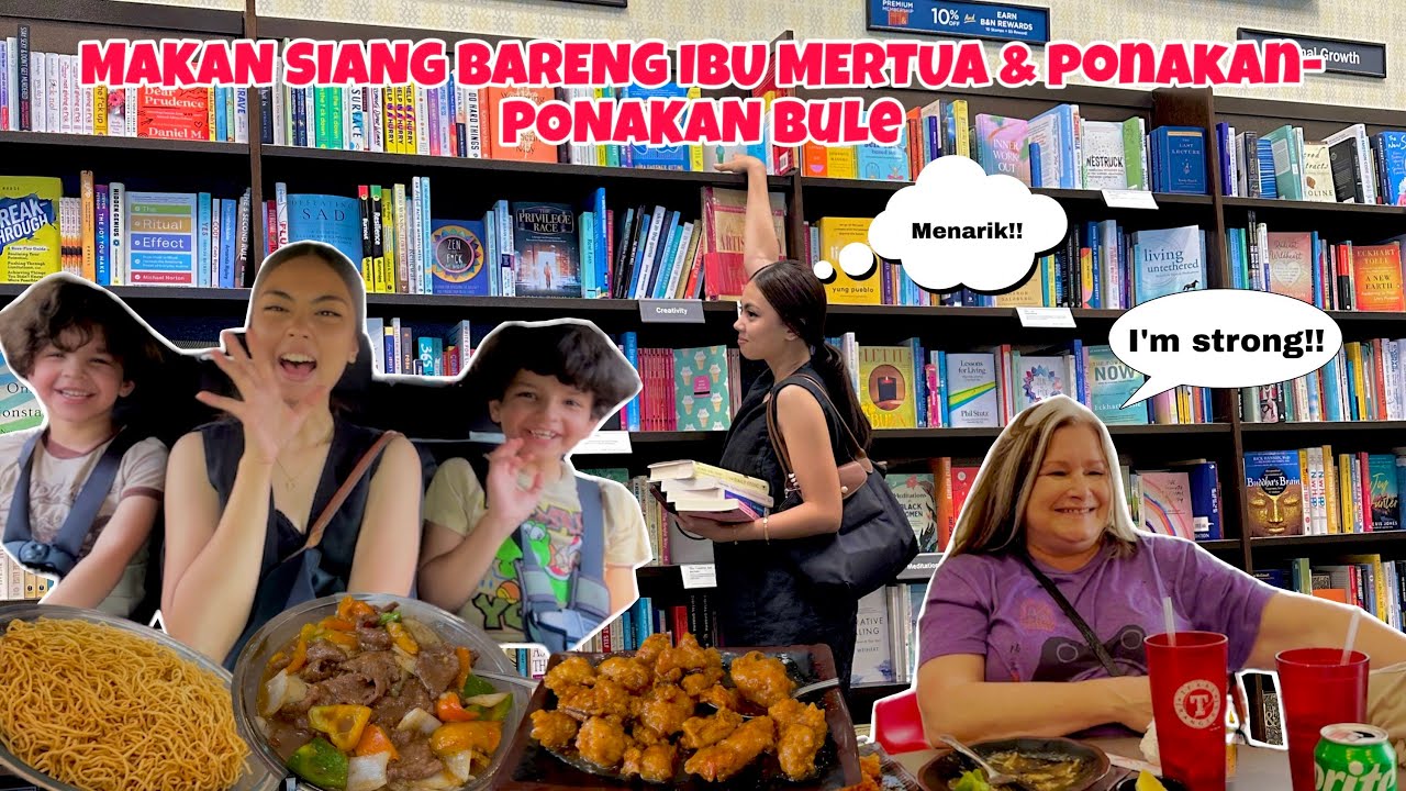 AJAK MERTUA & PONAKAN-PONAKAN BULE MAKAN SIANG DI RESTO FAVORIT 