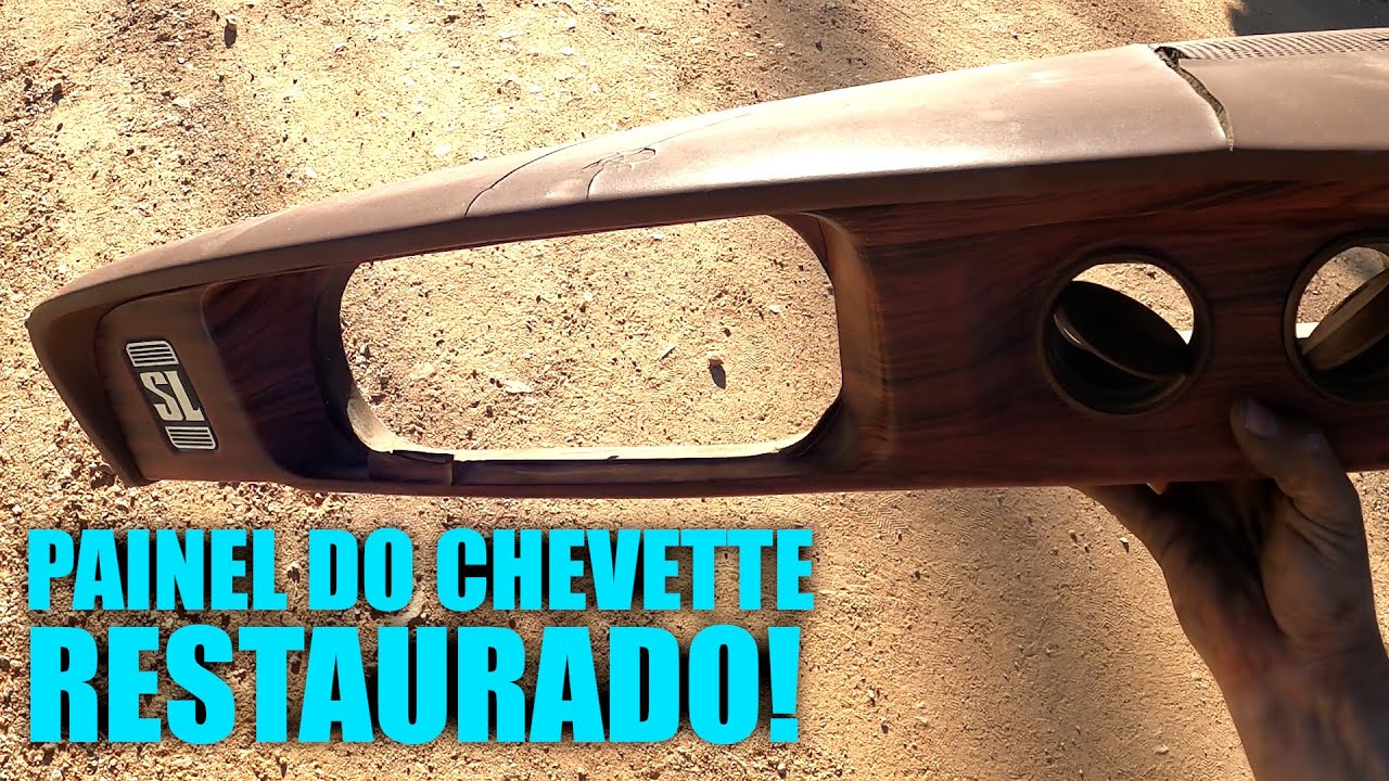 RESTAURAÇÃO DO PAINEL DO CHEVETTE DO LEILÃO!