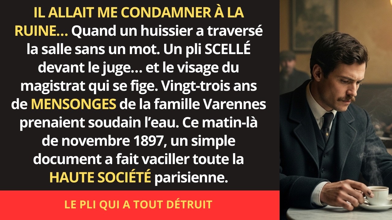 Le juge allait clore le procès — lorsqu’un huissier posa un pli scellé sans un mot