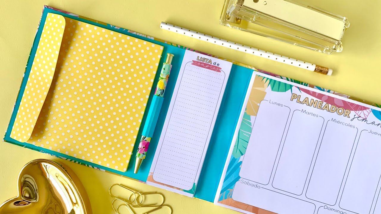Tutorial ✂️ Planeador Semanal 2020 ✍🏻🎀📒🤩 | Descarga e Imprime GRATIS | SCRAPtips