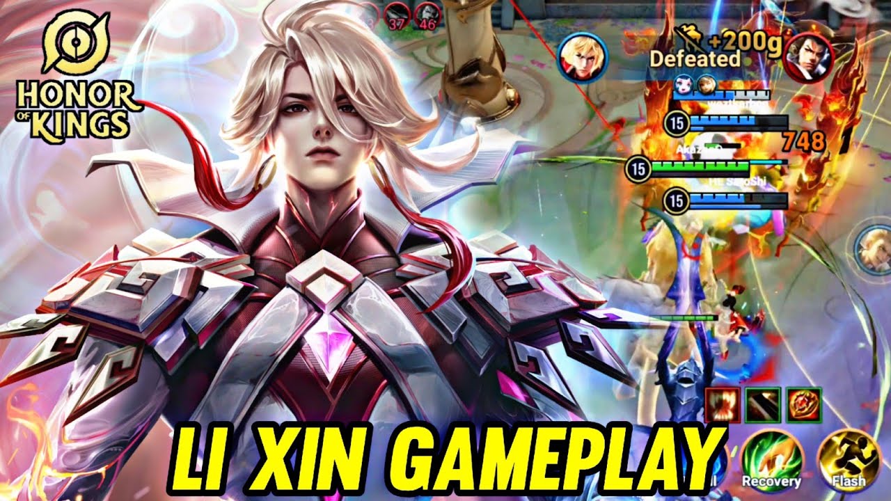 HOK : LI XIN GAMEPLAY | USE TWO MODE - HONOR OF KINGS