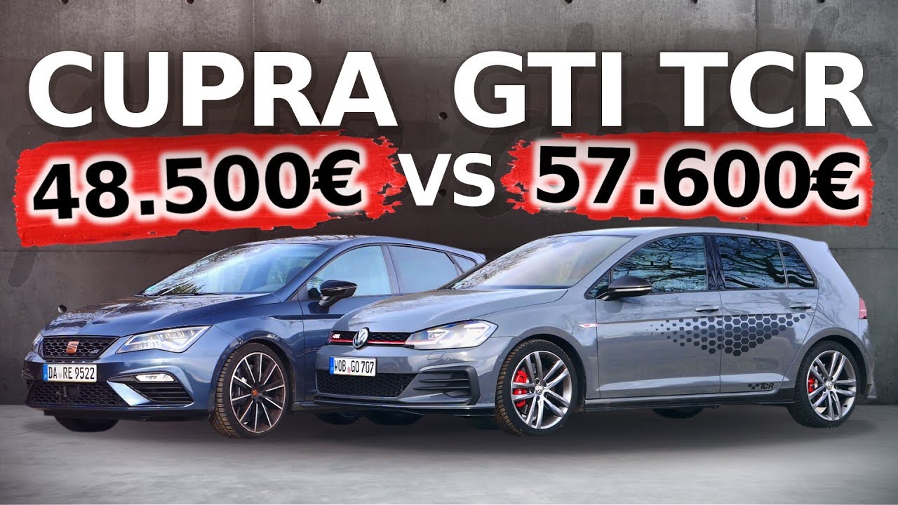 VW GOLF GTI TCR vs SEAT LEON CUPRA 290 | Motorsport für die Straße! Fahr doch