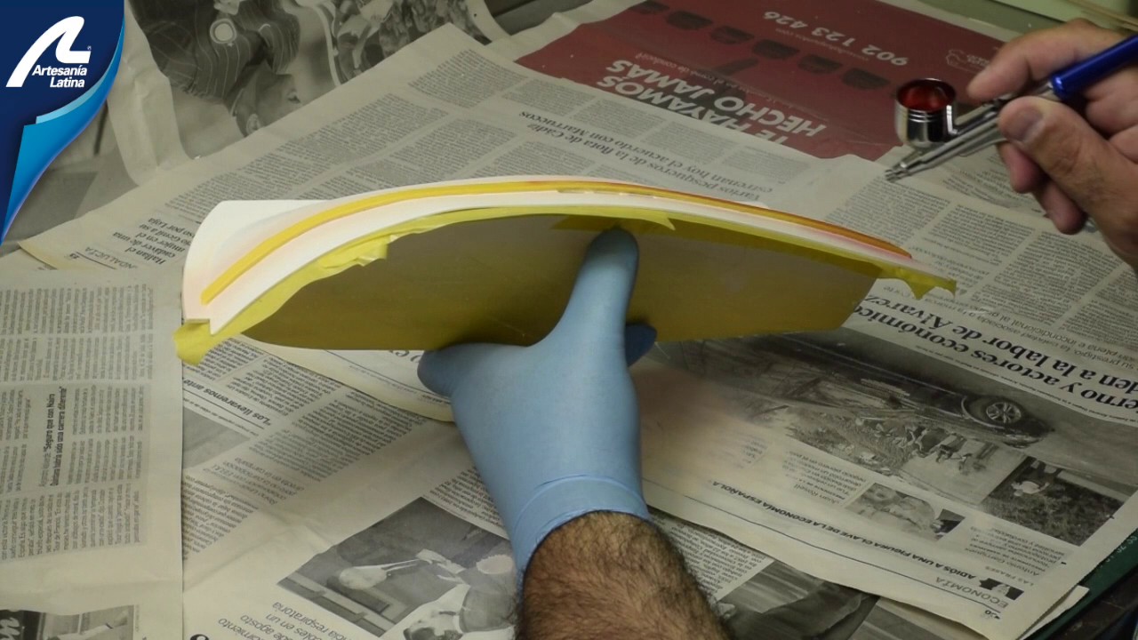 Build the Swift 1805 - Hull's Airbrush Painting